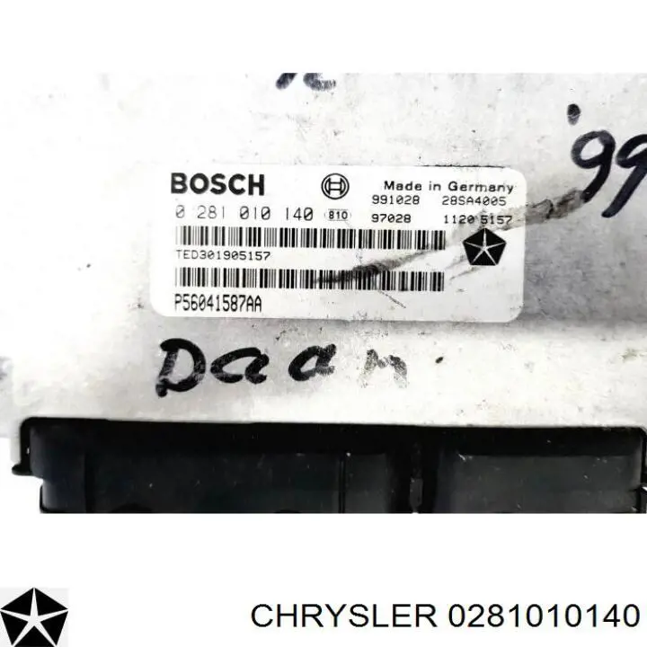 0281010140 Chrysler Módulo de direção (Centralina eletrônica) de motor