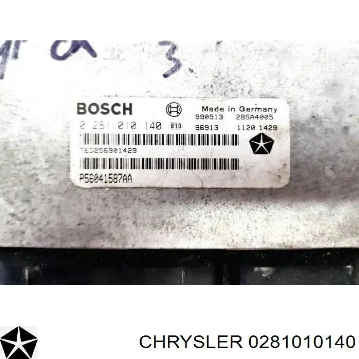 Módulo de direção (Centralina eletrônica) de motor Chrysler 0281010140 preço, a partir de 117,58 USD
