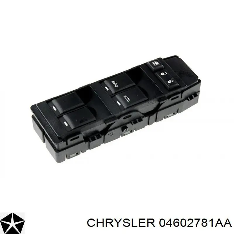Unidade de botões dianteira esquerda de controlo de elevador de vidro Chrysler 04602781AA preço, a partir de 55,87 USD