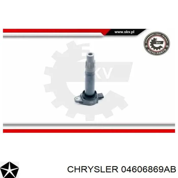 Bobina de ignição Chrysler 04606869AB preço, a partir de 24,40 USD
