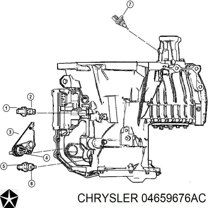  Chrysler 04659676AC preço, a partir de 222,40 USD
