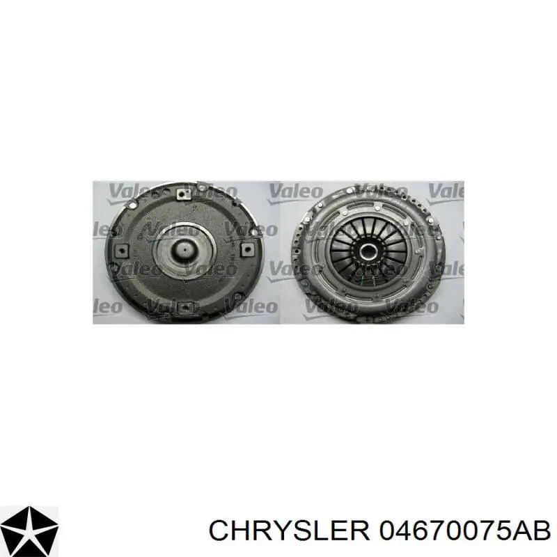 Kit de embraiagem (3 peças) Chrysler 04670075AB preço, a partir de 696,36 USD