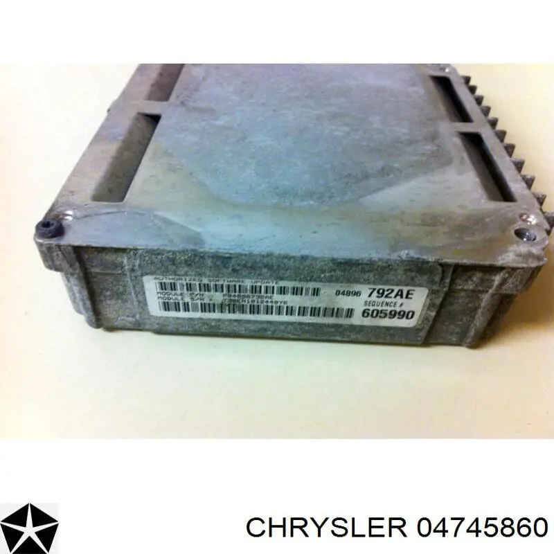 Módulo de direção (Centralina eletrônica) de motor Chrysler 04745860