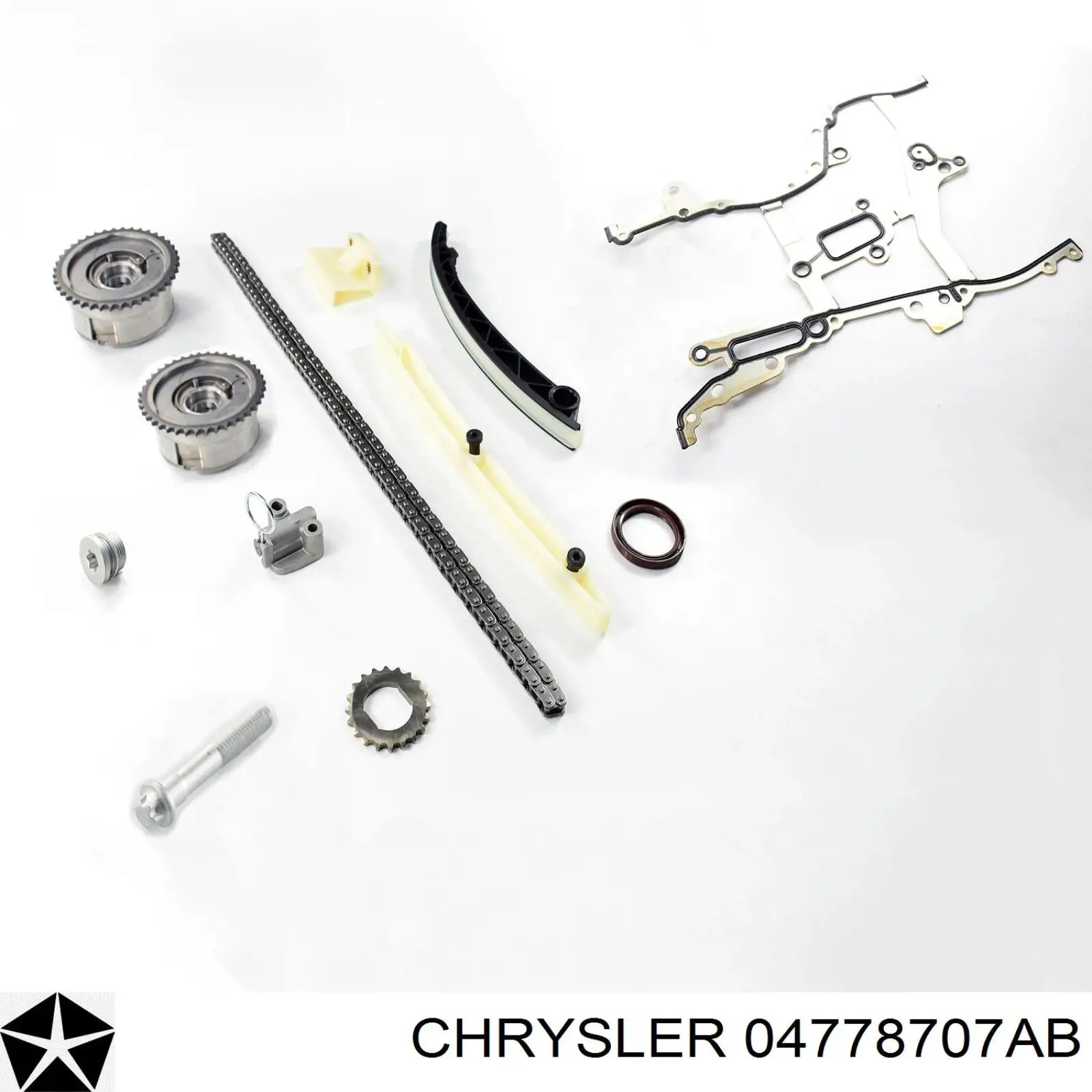 Engrenagem de cadeia da roda dentada da árvore distribuidora de motor para Chrysler Voyager III RG, RS