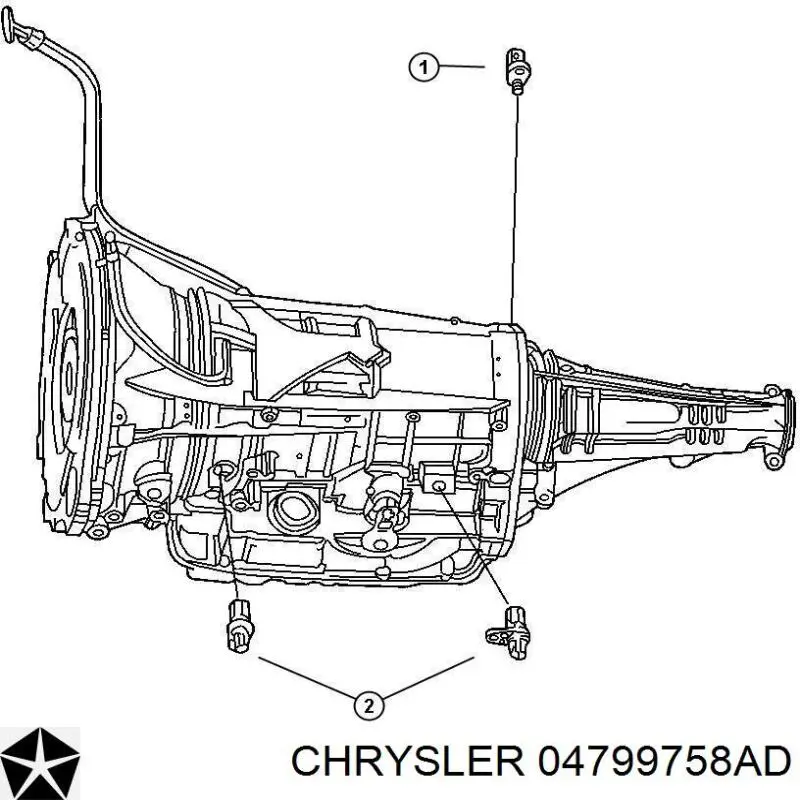4799758AD Chrysler Sensor de pressão de óleo