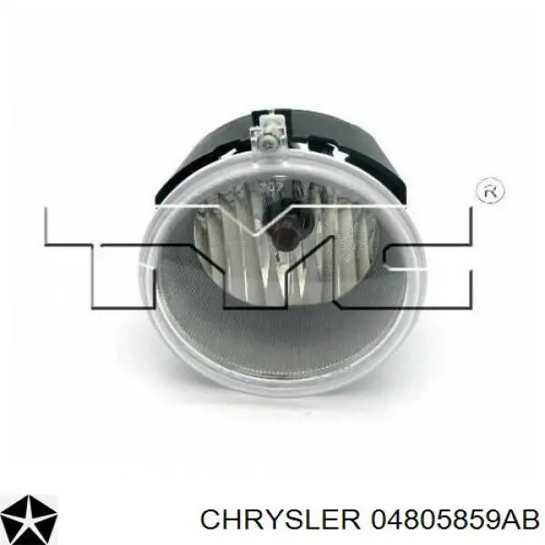 Compre 04805859AB Chrysler Luzes de nevoeiro esquerdas/direitas