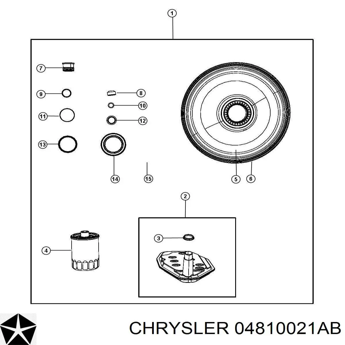  04810021AB Mitsubishi