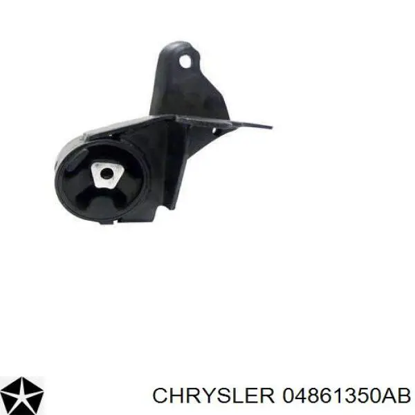 04861350AB Chrysler Coxim (suporte) traseiro de motor (bloco silencioso)