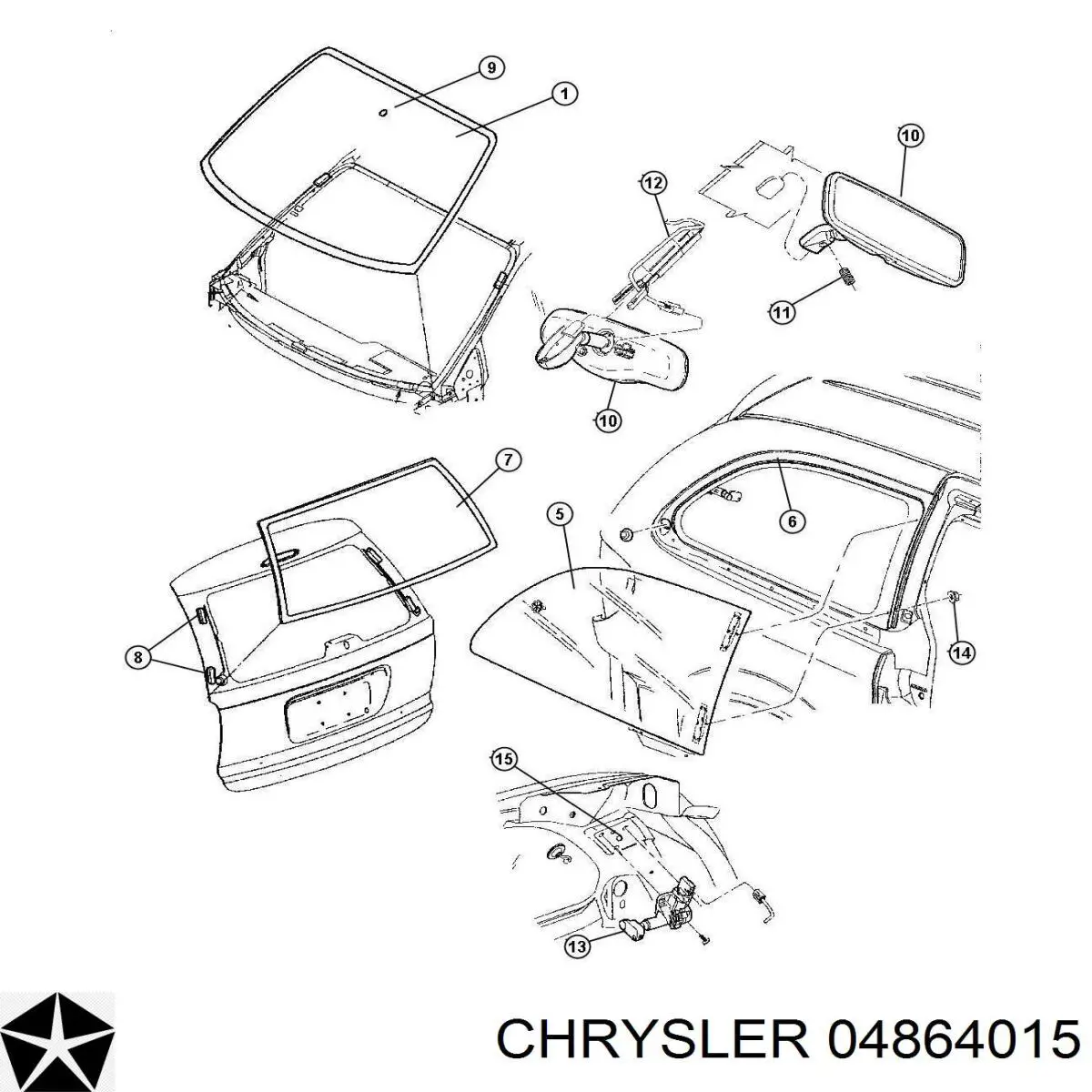 Compre 4864015AB Chrysler 