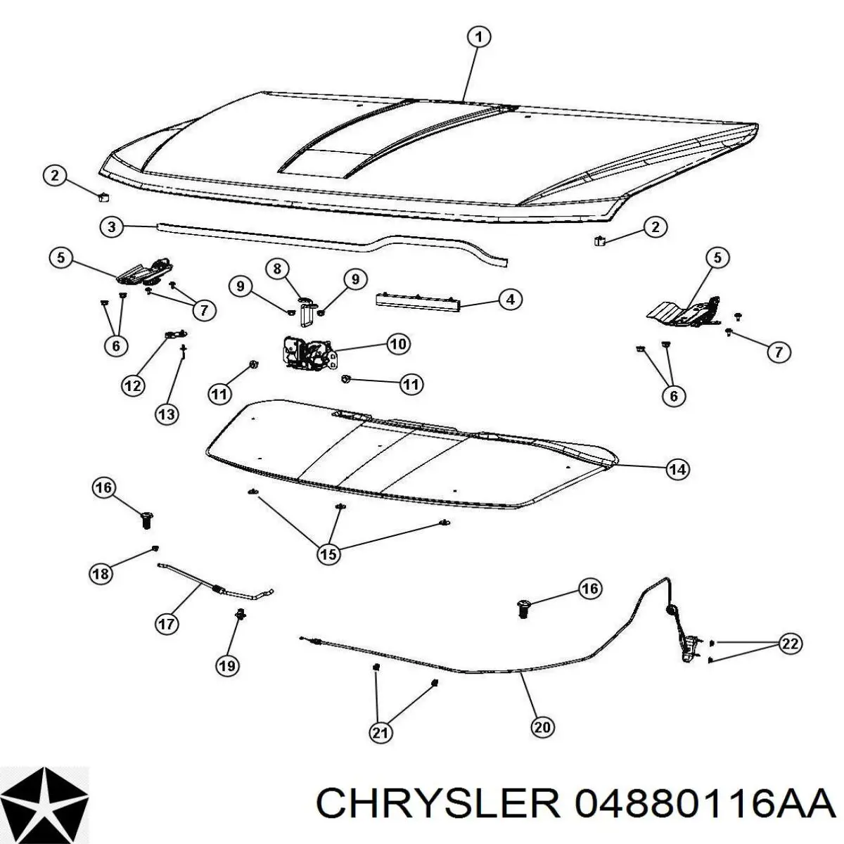  Chrysler 4880116AA preço, a partir de 14,48 USD