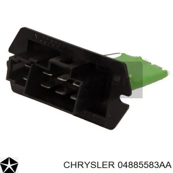 Resistor (resistência) de ventilador de forno (de aquecedor de salão) Chrysler 04885583AA preço, a partir de 40,86 USD