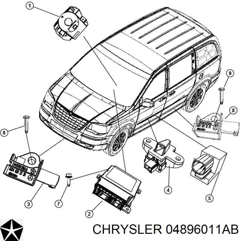 Chrysler 04896011AB preço, a partir de 56,18 USD