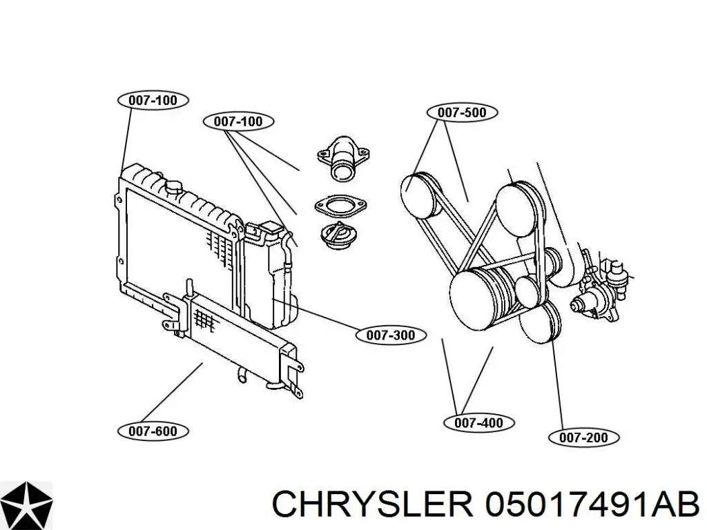 Relê de ventilador Chrysler 05017491AB preço, a partir de 46,19 USD