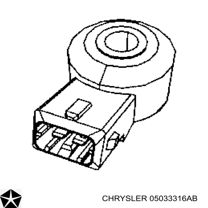 Compre 05033316AB Chrysler Sensor de detonação