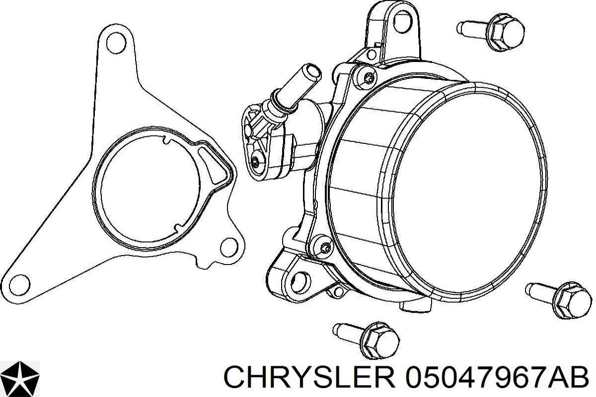 Bomba a vácuo Chrysler 5047967AA preço, a partir de 541,53 USD