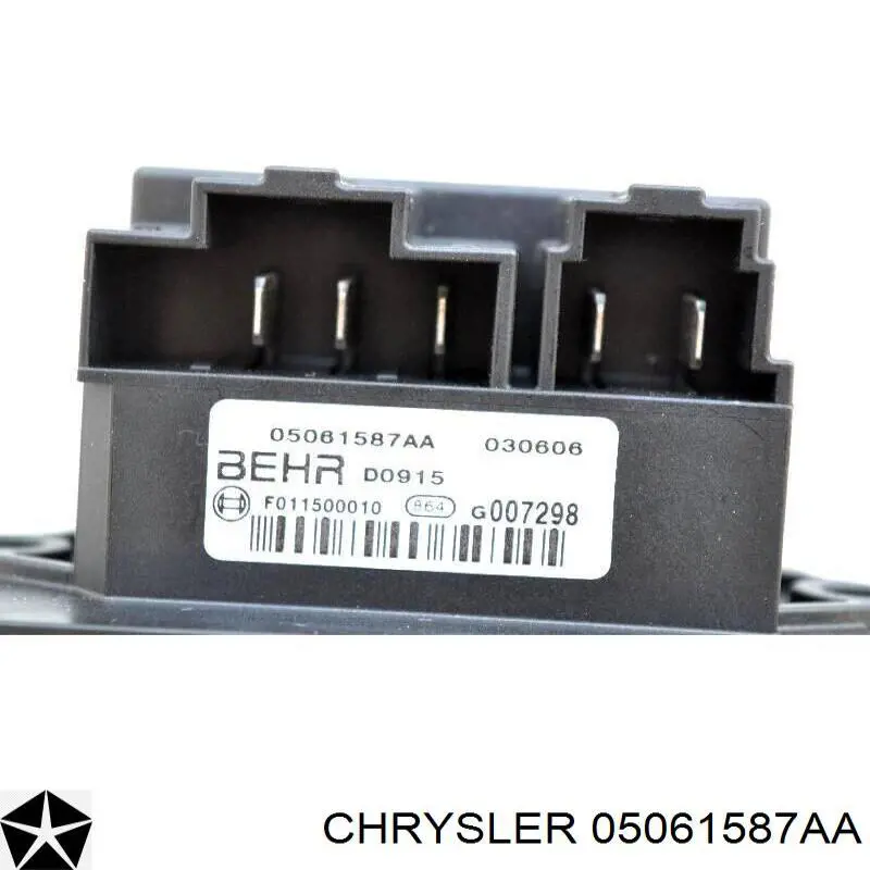Compre 05061587AA Chrysler Resistor de motorzinho de ventilador de aparelho de ar condicionado