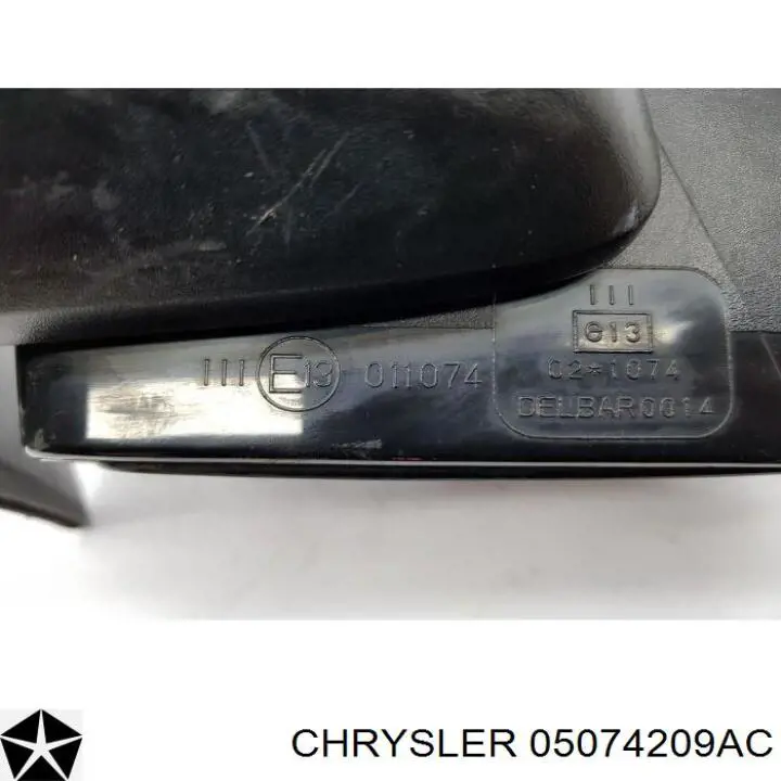 Espelho de retrovisão esquerdo Chrysler 05074209AG preço, a partir de 78,16 USD