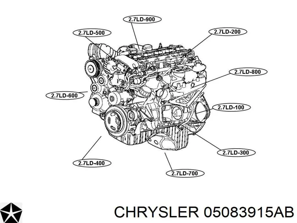 Compre 05083915AB Chrysler Grupo de contato de fecho de ignição