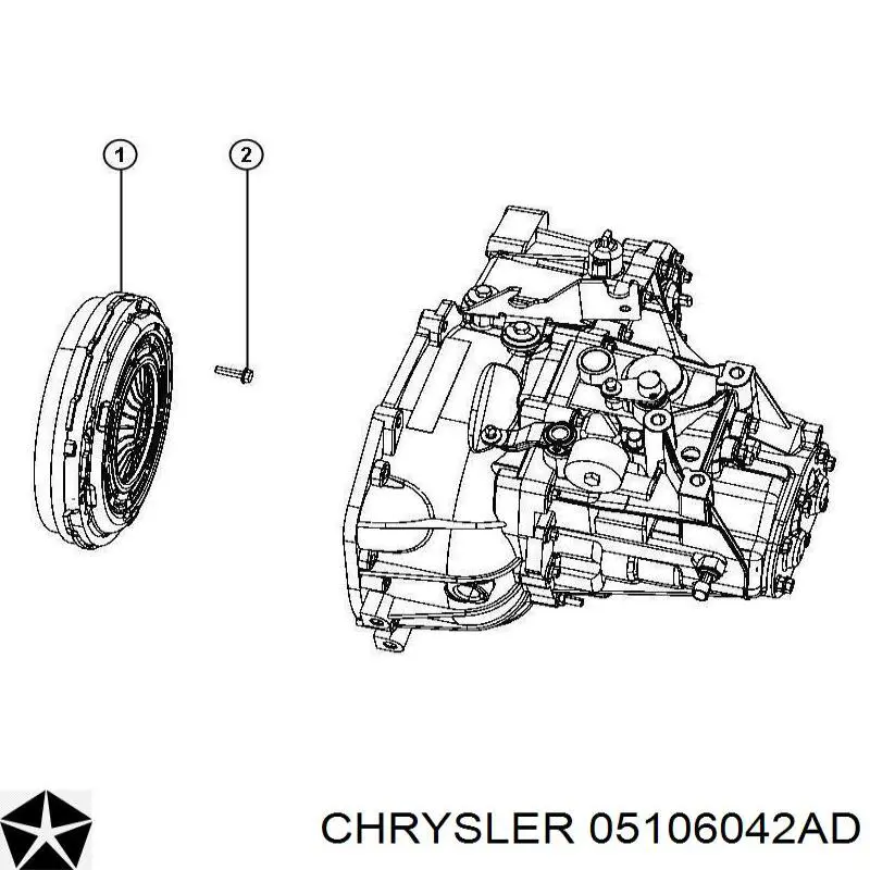 Kit de embraiagem (3 peças) Chrysler 05106042AC preço, a partir de 387,52 USD