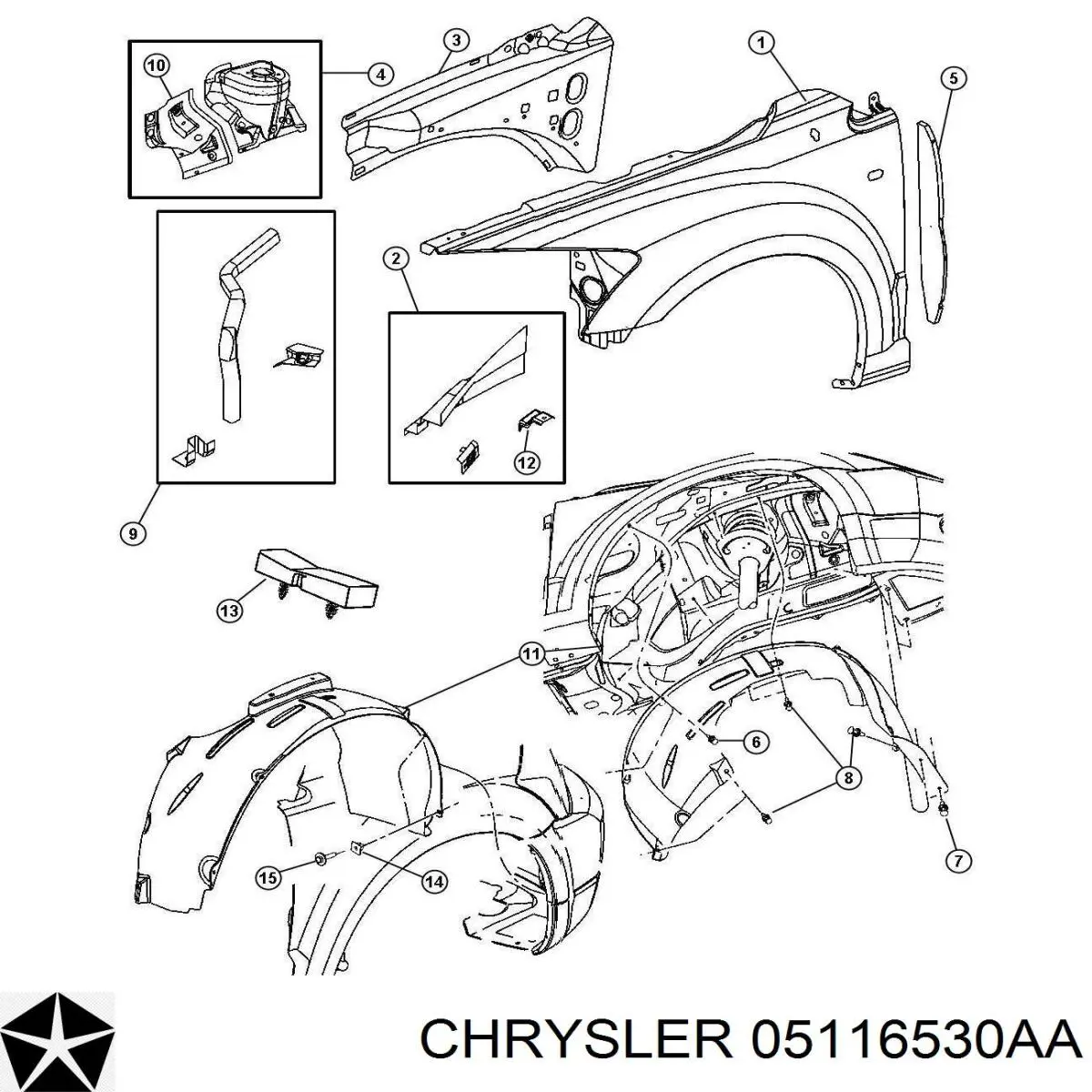  Chrysler 5116530AA preço, a partir de 4,03 USD