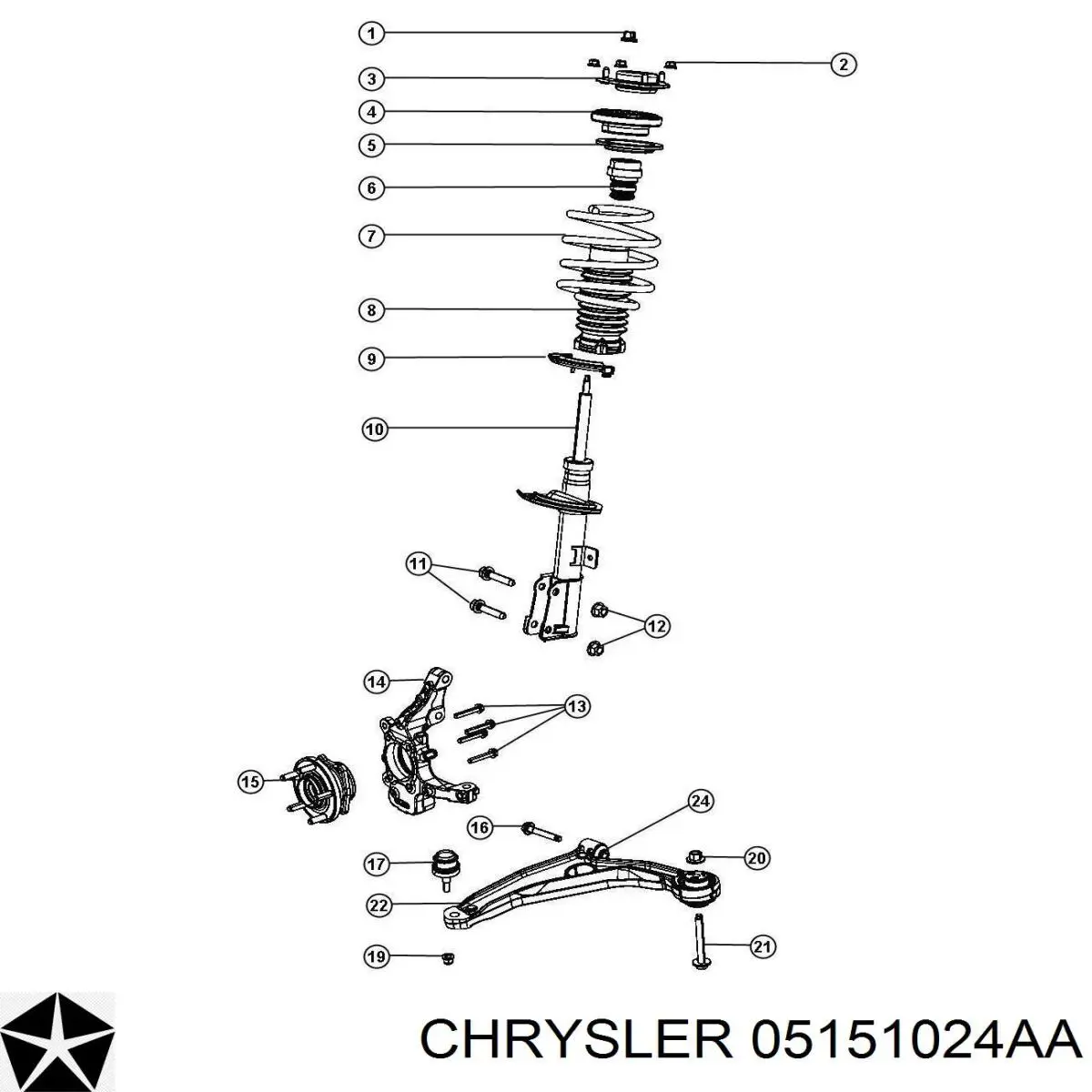  Fiat/Alfa/Lancia K05151024AA preço, a partir de 78,09 USD