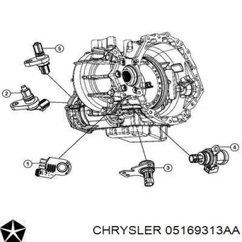 Solenoide da Caixa Automática de Mudança Chrysler 05169313AA preço, a partir de 120,39 USD