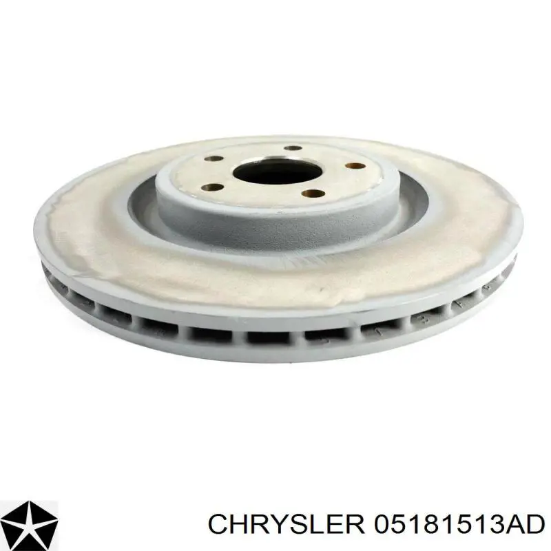 05181513AD Chrysler Disco do freio dianteiro