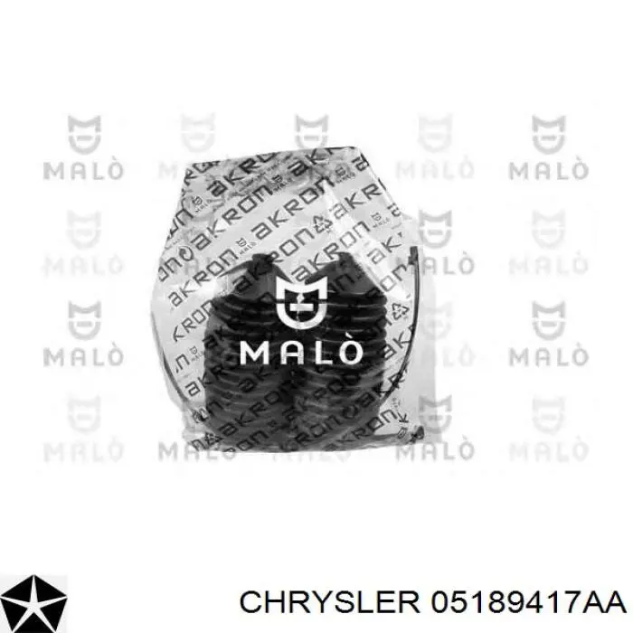 Bota de proteção do mecanismo de direção (de cremalheira) 05189417AA Chrysler
