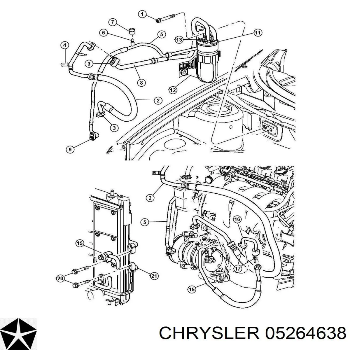 Reforçador dos freios a vácuo Chrysler 5264638 preço, a partir de 9,01 USD