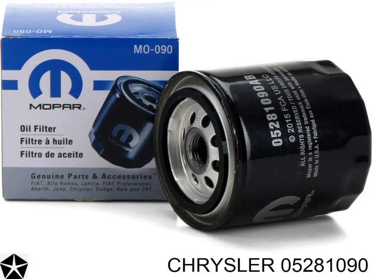 05281090 Chrysler Filtro de óleo