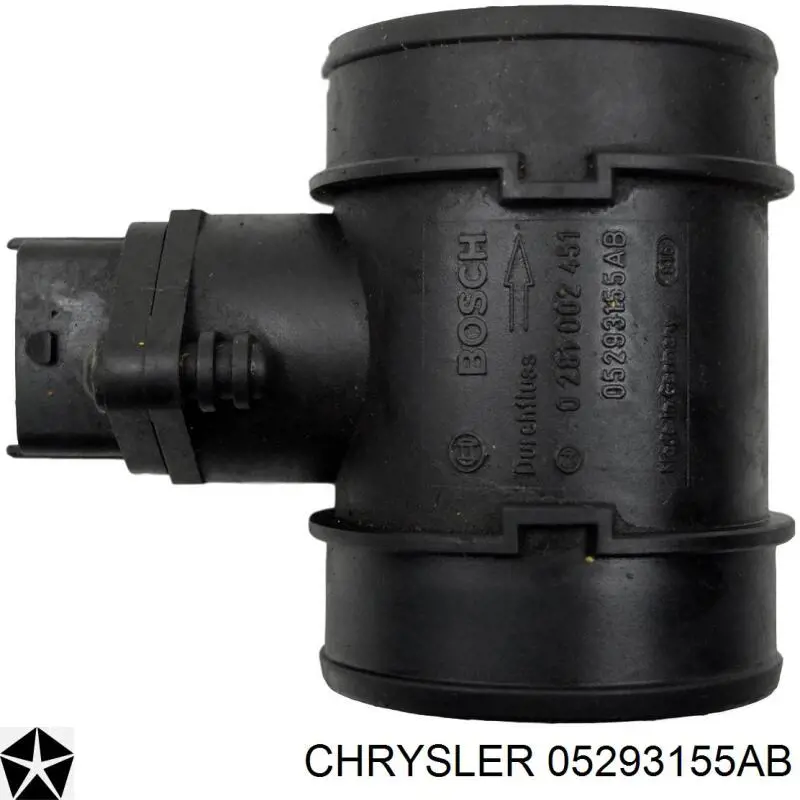 Sensor de fluxo (consumo) de ar, medidor de consumo M.A.F. - (Mass Airflow) Chrysler 05293155AB preço, a partir de 40,93 USD