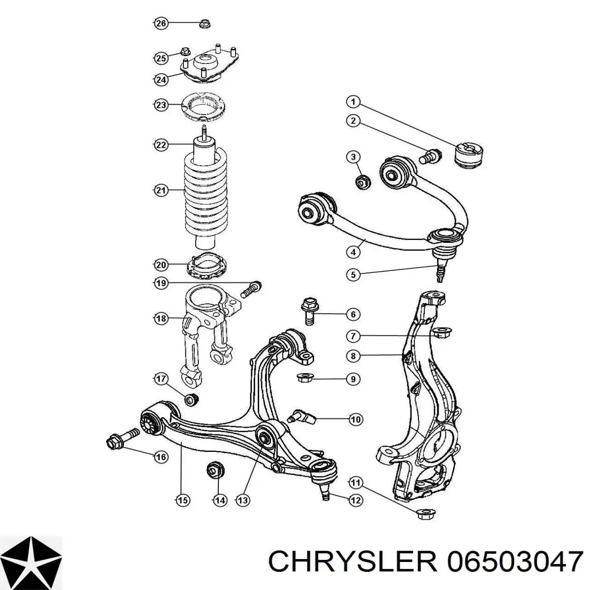  Chrysler 6503047 preço, a partir de 64,88 USD