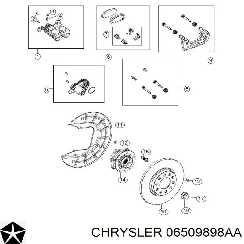  Chrysler 6512705AA preço, a partir de 9,80 USD