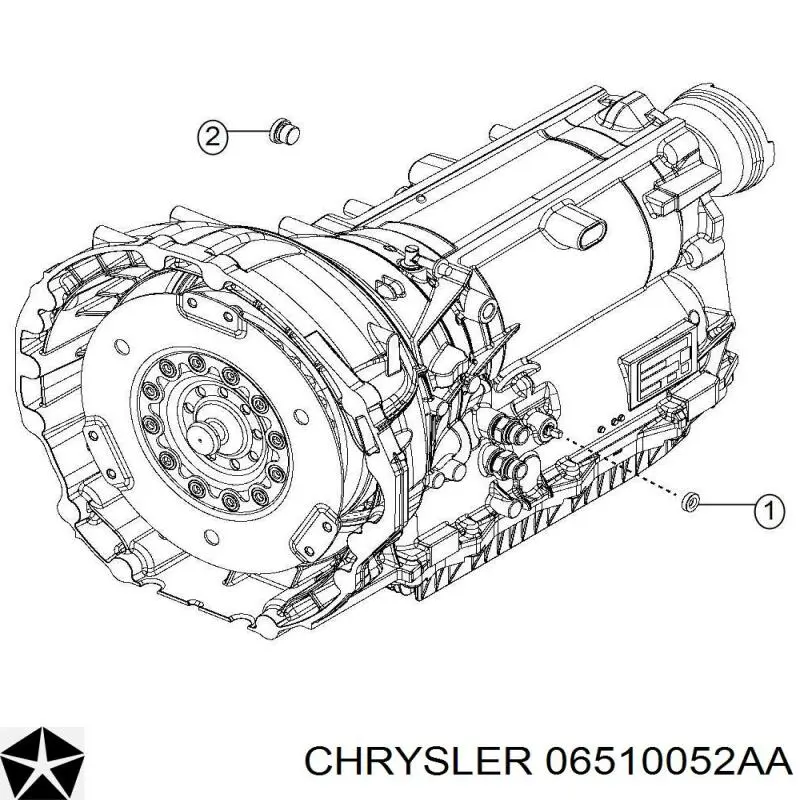 Compre 6510052AA Chrysler Cárter da Caixa Automática de Mudança