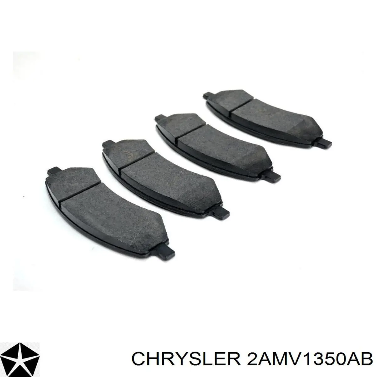 Compre 05143350AC Chrysler Sapatas do freio dianteiras de disco