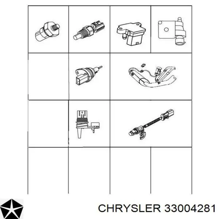 Sensor de temperatura do fluido de esfriamento Chrysler 33004281 preço, a partir de 33,08 USD