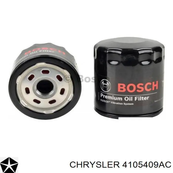 Filtro de óleo Chrysler 4105409AC preço, a partir de 3,59 USD