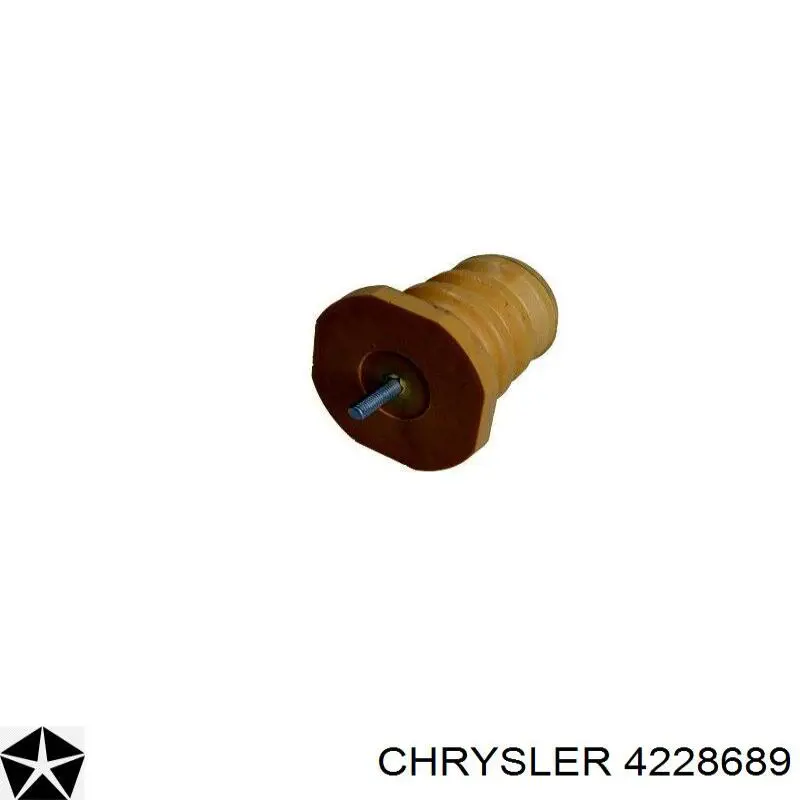 Compre 4228689 Chrysler Pára-choque (grade de proteção) de amortecedor traseiro
