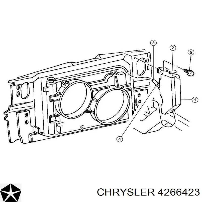 Reforçador dos freios a vácuo Chrysler 4266423 preço, a partir de  