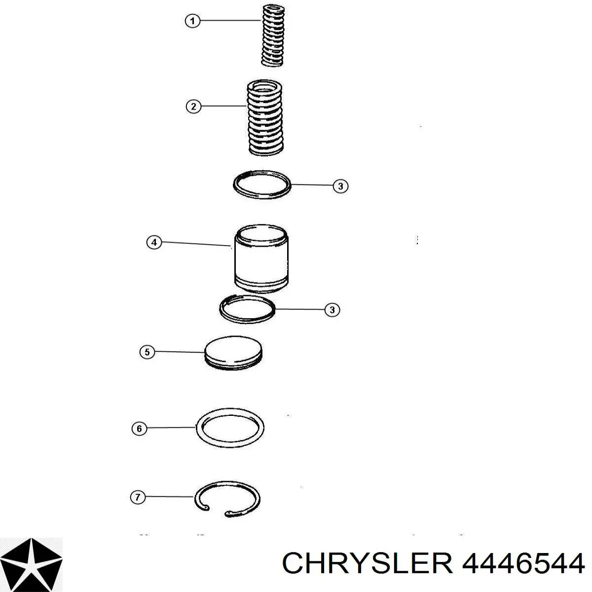  Chrysler 4446544 preço, a partir de 56,49 USD