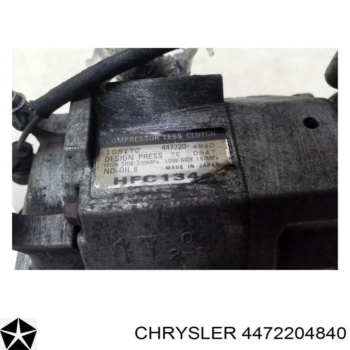 4472204840 Chrysler Compressor de aparelho de ar condicionado