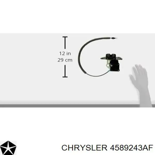 Fecho de tampa de porta-malas (de 3ª/5ª porta traseira) Chrysler 4589243AF preço, a partir de 37,39 USD