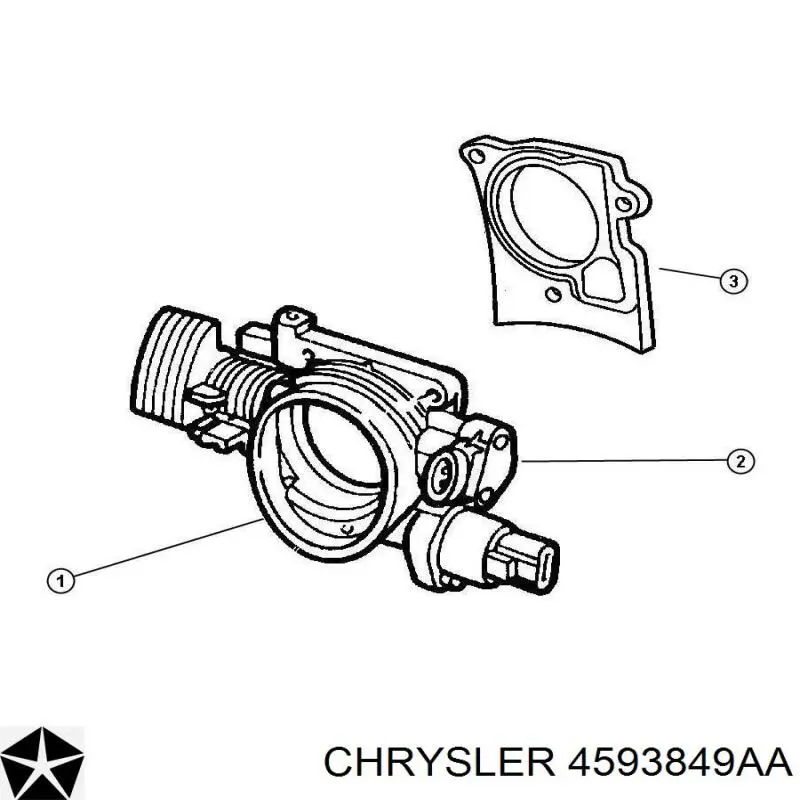 Válvula (regulador) de marcha a vácuo Chrysler 4593849AA preço, a partir de 67,03 USD
