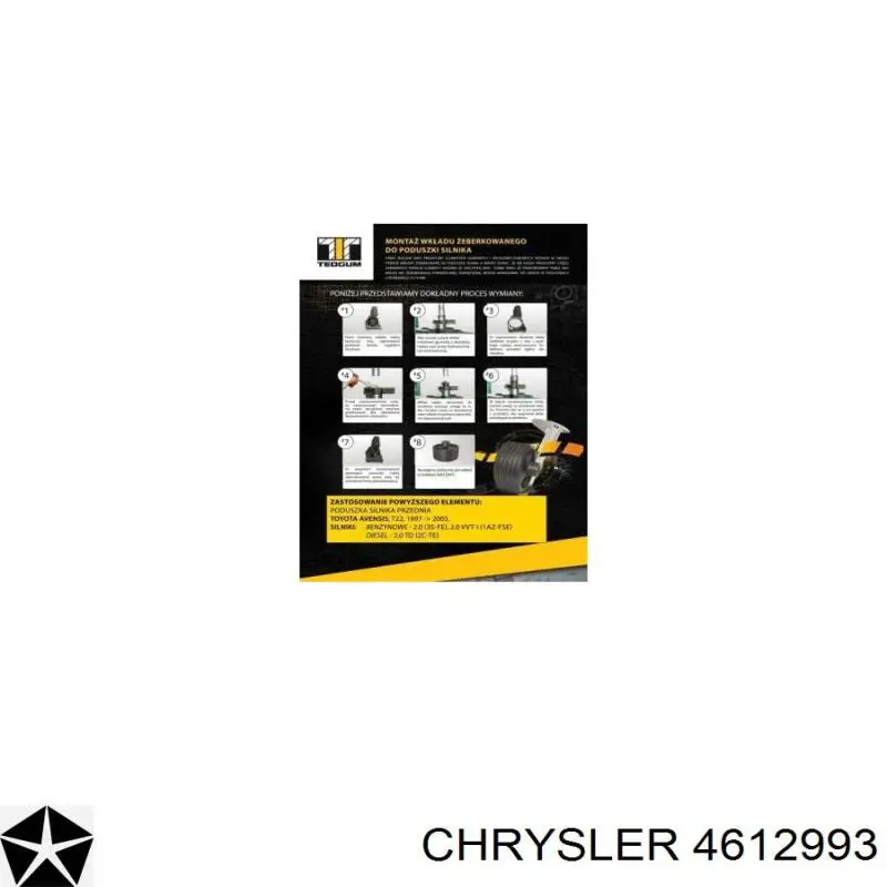 Coxim (suporte) dianteiro de motor Chrysler 4612993 preço, a partir de 322,32 USD