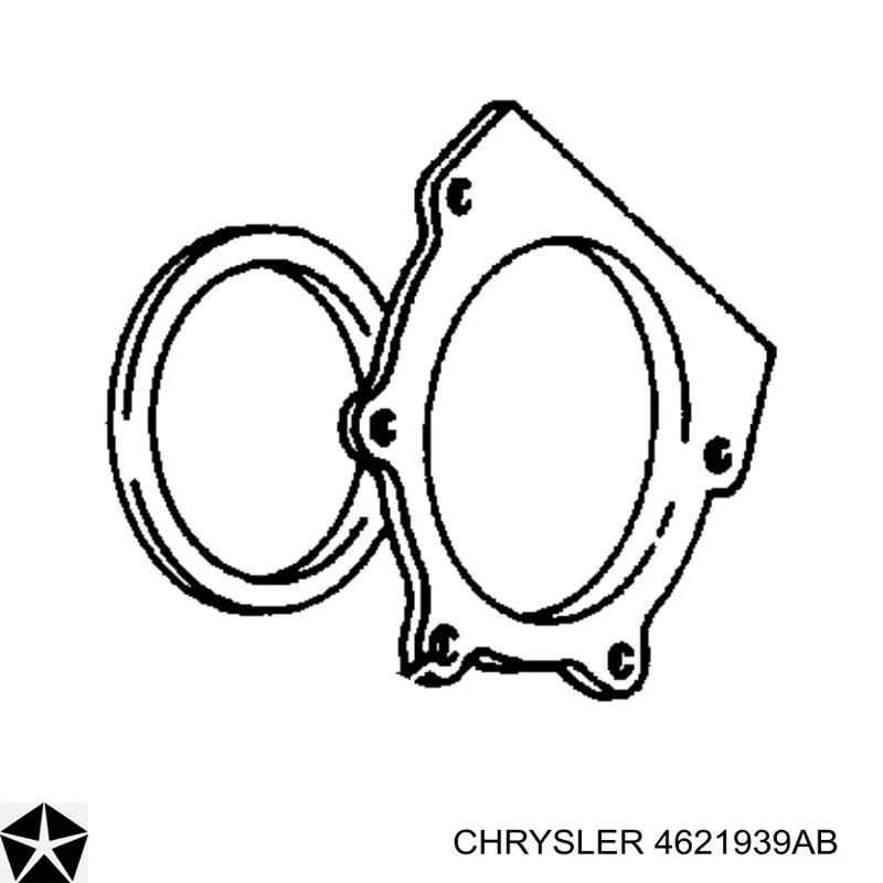 Compre 4621939AB Chrysler Vedação traseira de cambota de motor