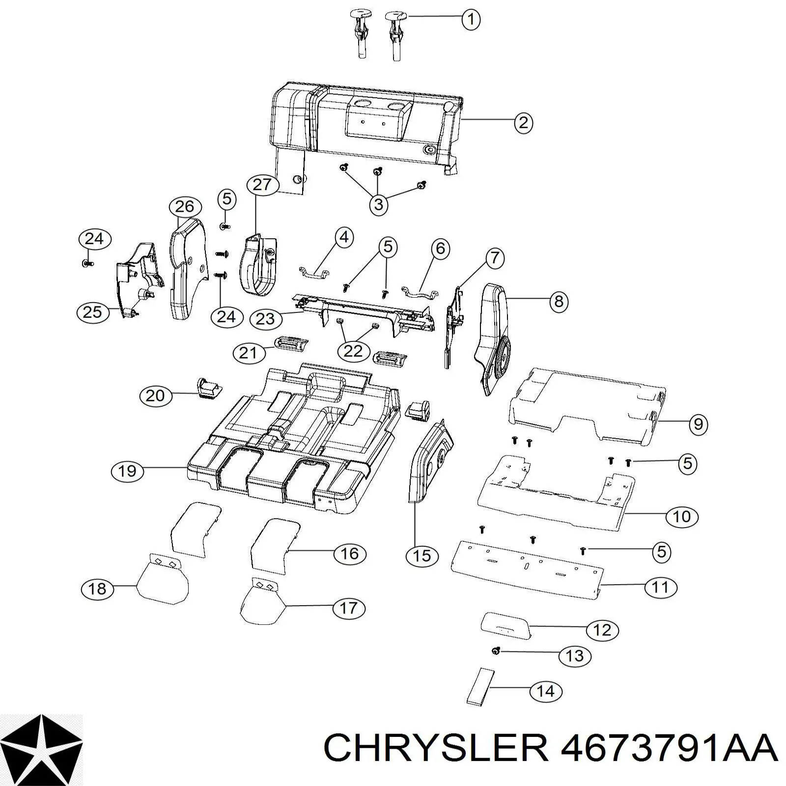 4673791AA Chrysler 