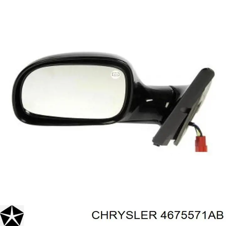Compre 4675571AB Chrysler Espelho de retrovisão esquerdo