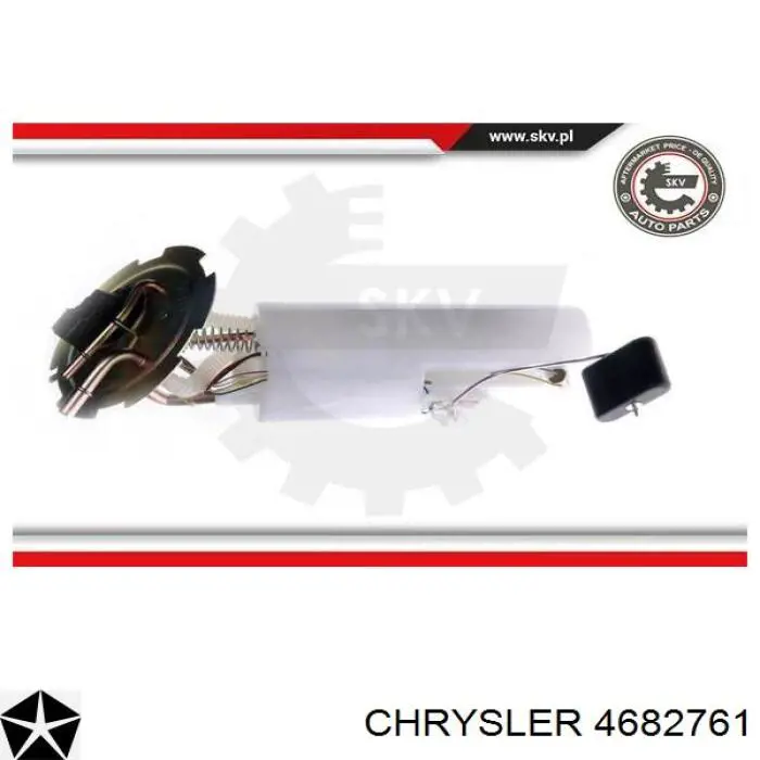 Módulo de bomba de combustível com sensor do nível de combustível para Chrysler Voyager I ES 