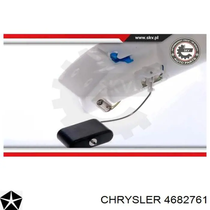 Módulo de bomba de combustível com sensor do nível de combustível Chrysler Voyager I ES 