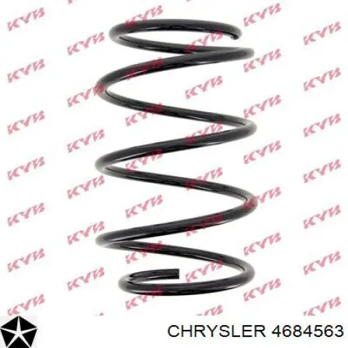 4684563 Chrysler Mola dianteira direita